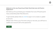 Tablet Screenshot of powerguardsnverify.com